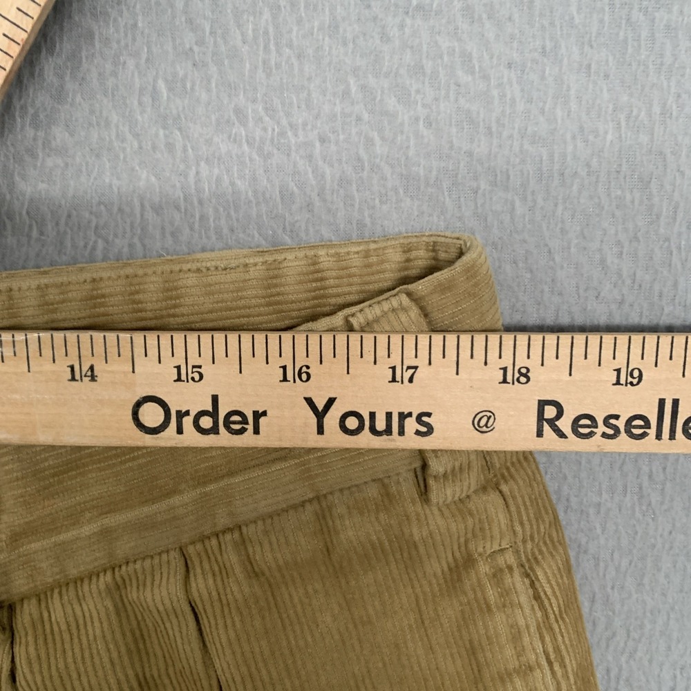 Vintage 90s Bills Khakis Corduroy Pants Mens 36x31 Wide Wale Pleated USA Made - Picture 6 of 9